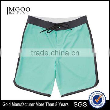 Knee Length Board Short 100% Polyester Fabric Material Swim Trunk Custom Regular Fit Swimming Surfing Shorts