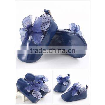 Wholesale Price Lovly Bow Tie Wedding Princess Girls Baby Shoes for 1years Old photo-3