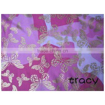 Foil Printed Nylon/spandex Fabric With Butterflies photo-1