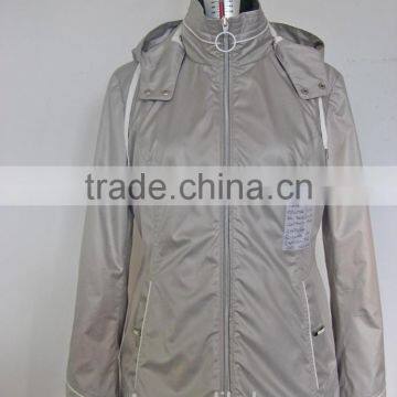 Sunnytex Zipper Front Hoody Soft Shell Fabric Women's Fashion Jacket photo-5