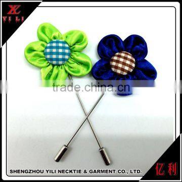 Men's Lapel Flower Handmade Boutonniere Pin for Suit photo-5