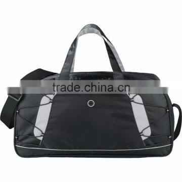 Shockwave 19" Sports Duffel Bag - Has Elastic Bungee Cords, Pen Loop and Comes With Your Logo. photo-6