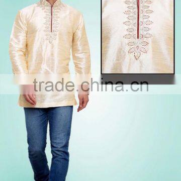 Mens Designer Embroidered Kurtis 2016 photo-3