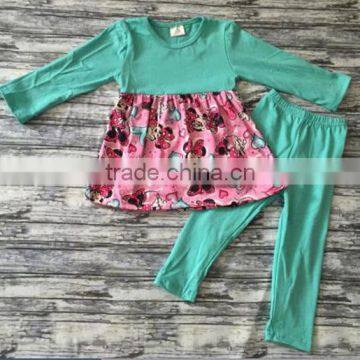 Wholesale children's boutique clothing fall ruffle outfits girls remake boutique outfits