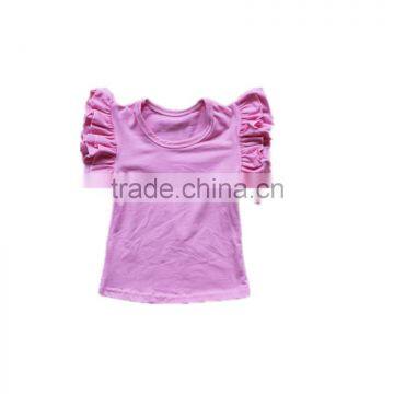 2017 Fall Children Clothing Bbay Girls Flutter Top + Princess Carpis Outfits Baby Clothes European photo-3