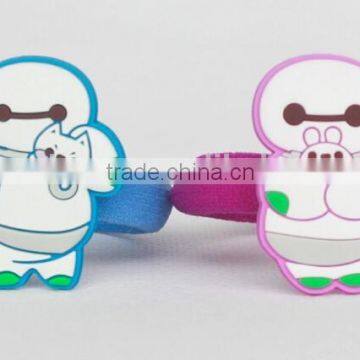 Big Hero Baymax Cartoon Characters Decorative Elastic Hair Tie for Kids photo-2