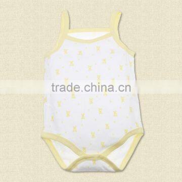 High Quality Custom Printing String Cotton Baby Romper Bodysuit photo-2