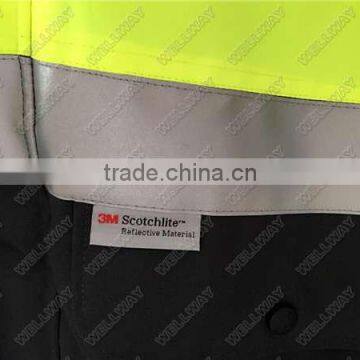PU COATING UPF 50+ CUSTOMIZED HI VIS YELLOW WORK JACKET
