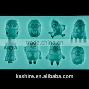 High Quantity Eco-friendly Minions Shape Silicone Chocolate Mould,soap Mold,diy Cake Mould photo-2