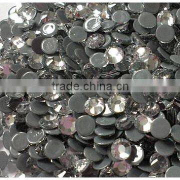 wholesale ss20 clear hot fix rhinestones flat back stone for t shirt