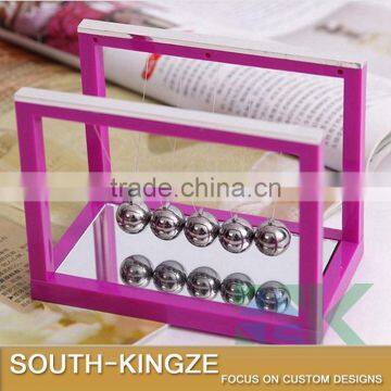New Design Deskstop Teaching Instrument Novelty Office Decoration Newton Pendulum Ball photo-3