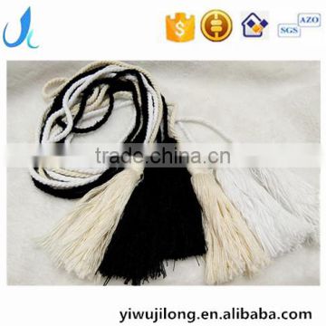 hot sale handmade 100% cotton tassel decorative with braided