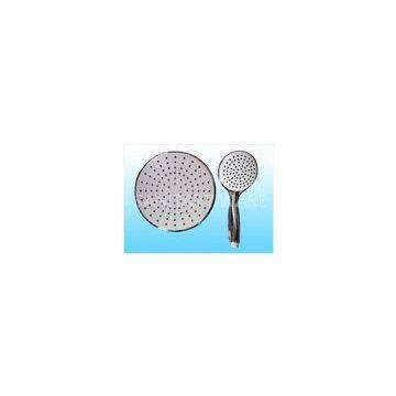 Massaging Bathroom 1 Function Overhead Shower Head Set Water Saving With chrome plated