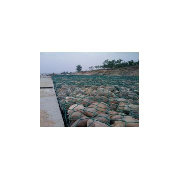 galvanized gabion box for protecting (anping factory)