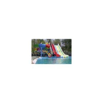 Children Swimming Pool Water Slide 6 Lines For Water Playground