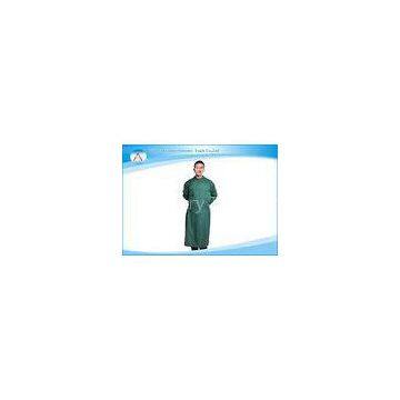 Polyester Operating Room Reusable Surgical Gowns Clothing With Knitted Cuff