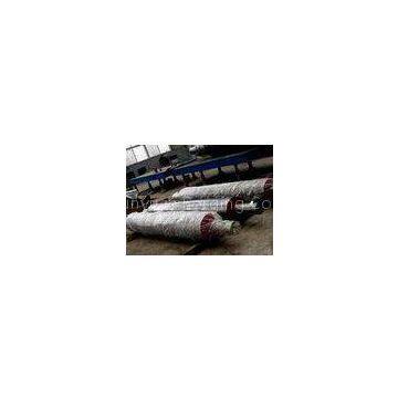 2Cr13 /20CrNiMo/ 45# ,Dia 250-600mm, Corrugated Iron Glass Forming Roller for Glass Calender Line