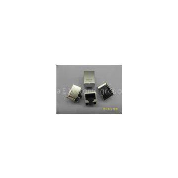 Metal 10 / 100 BASE Net Bridge RJ45 with Transformer Filter Nickel Plated