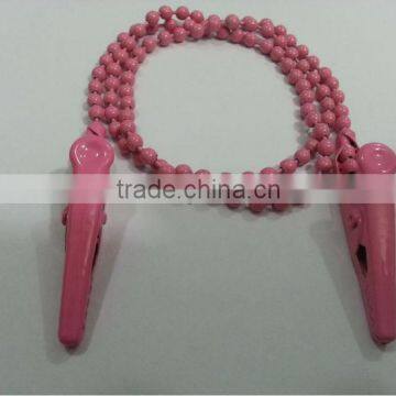 Dental Nepkin Holder Metal Chain, Available in different colors