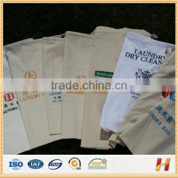 Manufacture Cheap 100% cotton hotel laundry bag