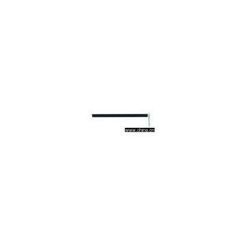 Hook for heavy weight, screwed, rubber plated