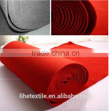 Film coated one-time used exhibition carpet Polyester needle punch roll carpet