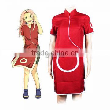 Elegant New Naruto Cosplay Costume clothes Haruno Sakura cosplay wholesale for Women