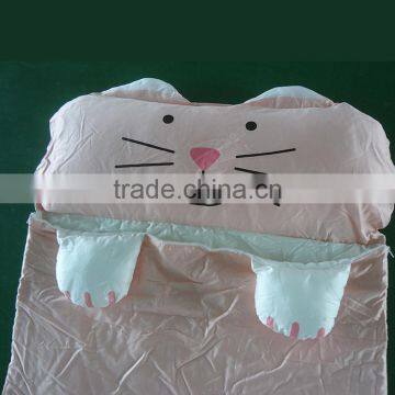 Cat Shape Pillow Blanket Mat 3 in 1 Baby Sleep Bag Waterproof Cartoon Indoor Floor Sleep Mat photo-2