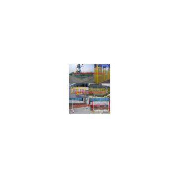 Security mesh fences with barriers/ polyrope electric fence