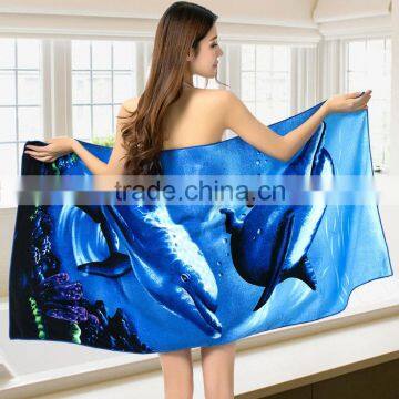 wholesaler promotional custom print beach towel