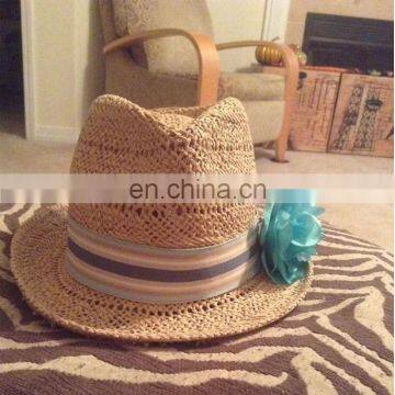 2017 Factory Wholesale Custom Ladies Elegant Hats Straw Hat For Female photo-3