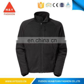 Custom Fashion Black Fleece Jacke Mens Full Zip Military Fleece jacket--7 years alibaba experience