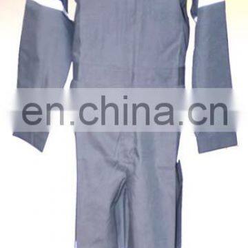 EN 471 reflective tape grey poplin overall