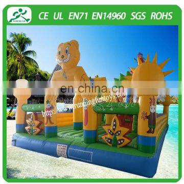 2015 New design inflatable fun city island for sale