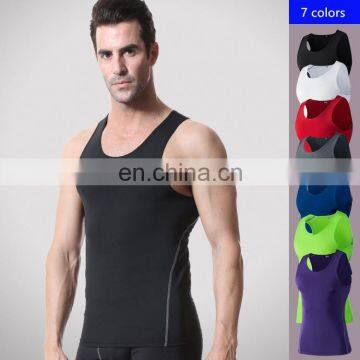 Gym Sports Training Men Tight Fitness Vest Running Jogging Wear Clothing