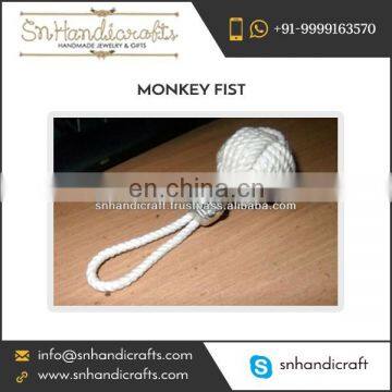 Unmatched Quality, Cost Effective Monkey Fist Nautical Rope Keychain Wholeseller