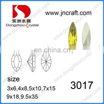 Colorful Horse Eye Crystal Stone Point Back for Fancy Jewelry Making photo-6