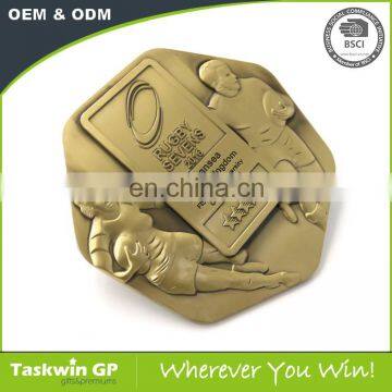 Gold Metal Medal for Rugby Football photo-6