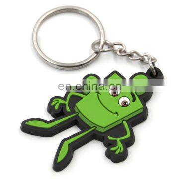 New custom shape soft PVC keyring made in China