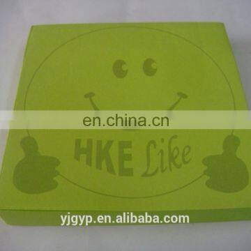 Customized printed paper sticky memo cube