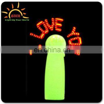 Mini and hot selling LED Fan with programmed message