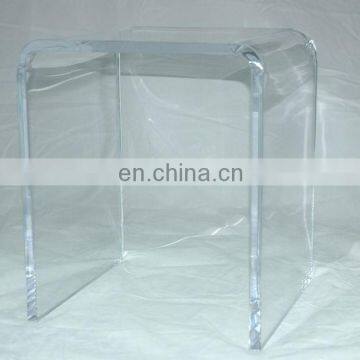 2017 hot sale acrylic showe stool,custom acrylic vanity stool