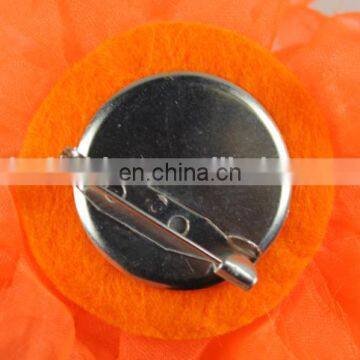 Fancy Flower Artificial Organza Brooch Flowers Handmade Brooch photo-5