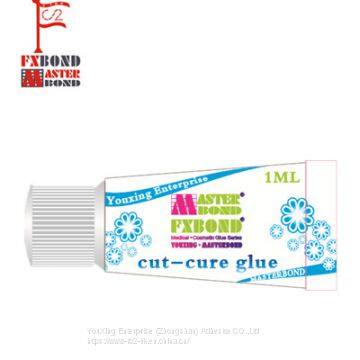 Wholesale Clear Liquid Cut-Cure- Glue In Aluminum Tube