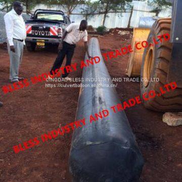 pneumatic tubular form used for road construction, drainage construction, concrete pipe construction,rubber balloon