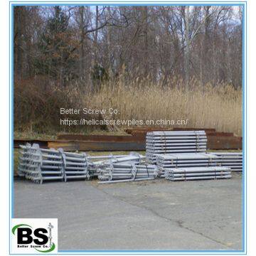 ASTM Standard Qualified Galvanized Round Spiral Ground Anchor