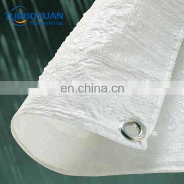 waterproof uv resistant hdpe woven fabric eyelet tarpaulin for cover