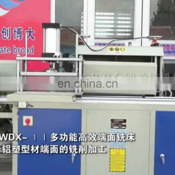 Jinan Hisena multy profiles end milling machine aluminium door and window making machine