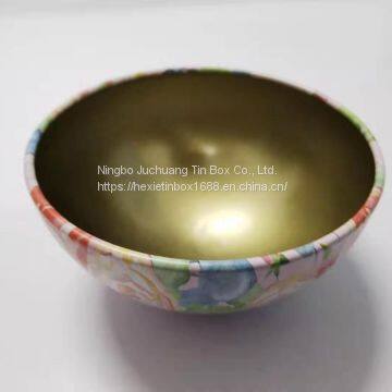 Chistmas Customized Spherical Ball Shape Tin With Sample Available Sugar Candy Gift photo-4