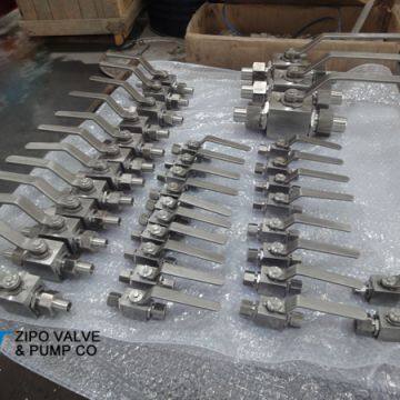 Stainless Steel High Pressure Ball Valve Special for CNG Natural Gas Station photo-2